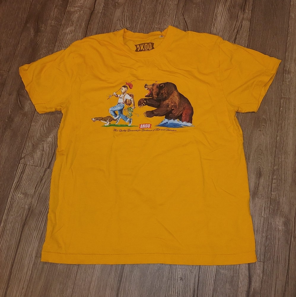 Akoo Gentlemen of Taste Bear Chase Shirt Top